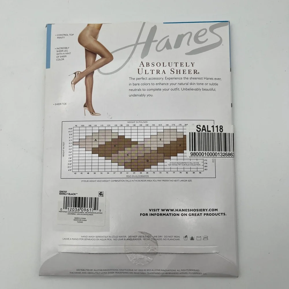 Hanes Pantyhose Womens Size B Multi Alive Absolutely Ultra‎ Sheer Lot of 3 NIP